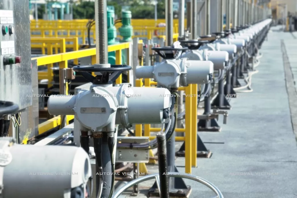 Van điều khiển điện Hàn Quốc trong tự động hóa công nghiệp