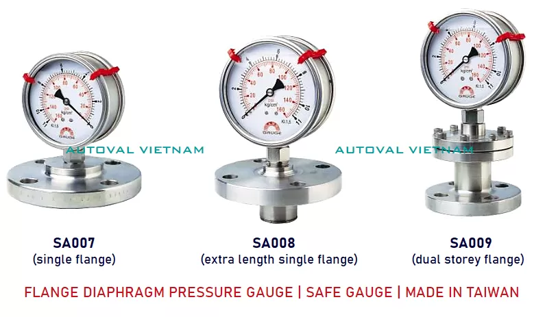 Safe Gauge - Thương hiệu đồng hồ áp suất Đài Loan - Hàng nhập đủ chứng chỉ C/O & Test Report & Tem kiểm định cho dự án - Đồng hồ áp suất Safe Gauge Đài Loan - Đồng hồ áp suất inox SUSS304 - Đồng hồ chân không Safe Gauge