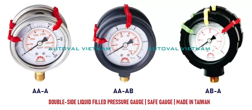 Safe Gauge - Thương hiệu đồng hồ áp suất Đài Loan - Hàng nhập đủ chứng chỉ C/O & Test Report & Tem kiểm định cho dự án - Đồng hồ áp suất Safe Gauge Đài Loan - Đồng hồ áp suất inox SUSS304 - Đồng hồ chân không Safe Gauge