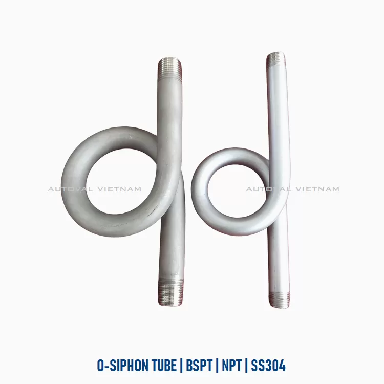 Ống siphon bảo vệ đồng hồ áp