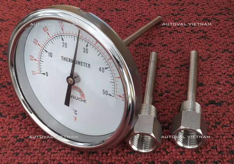 Vật liệu SS304 | BSPT | NPT | FLGD | CLAMP | SCH40 | SCH80 | Nhập khẩu  | Ống bảo vệ Thermowell | Ống bảo vệ đồng hồ nhiệt độ Hàn Quốc nhập khẩu