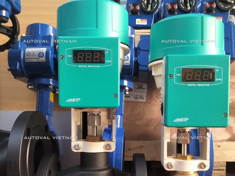 Van điều khiển nhiệt độ GDCA Ginice Hàn Quốc | PT100_4~20mA