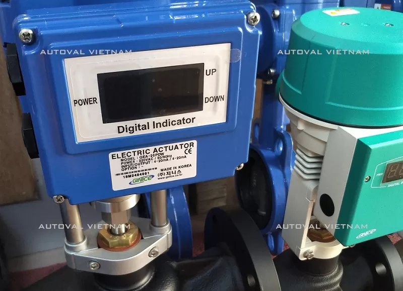 Van điều khiển nhiệt độ GDCA Ginice Hàn Quốc | PT100_4~20mA