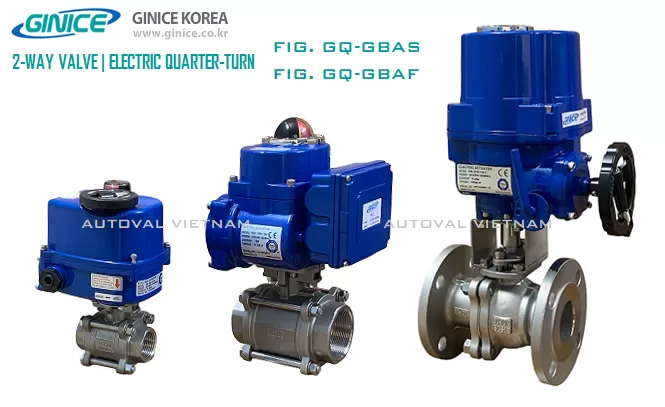 Van bi 2 ngả - Van điện Ginice Hàn Quốc