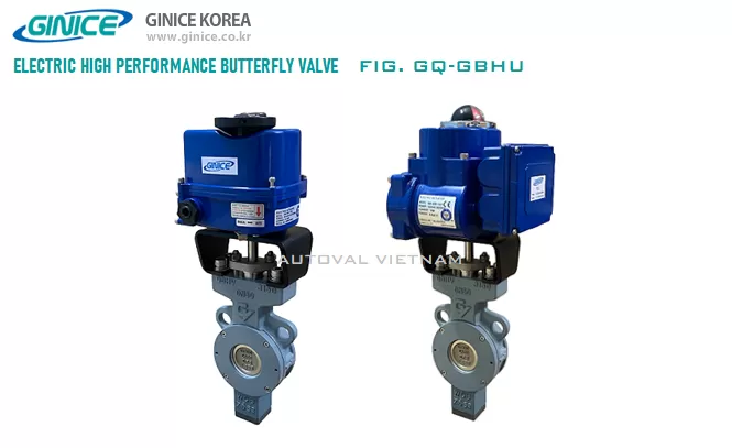 Van bướm TEFLON - Van điện Ginice Hàn Quốc