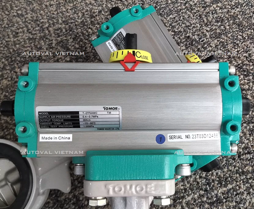Nhà sản xuất: TOMOE VALVE Co., Ltd (Japan) | Mã sản phẩm : Van bướm khí nén Tomoe 700G | Chế độ làm việc : Double Acting| Single Acting. Van bướm Tomoe nhập khẩu đầy đủ chứng chỉ thông qua đại lý van Tomoe tại Việt Nam. Van bướm khí nén thân gang 700G