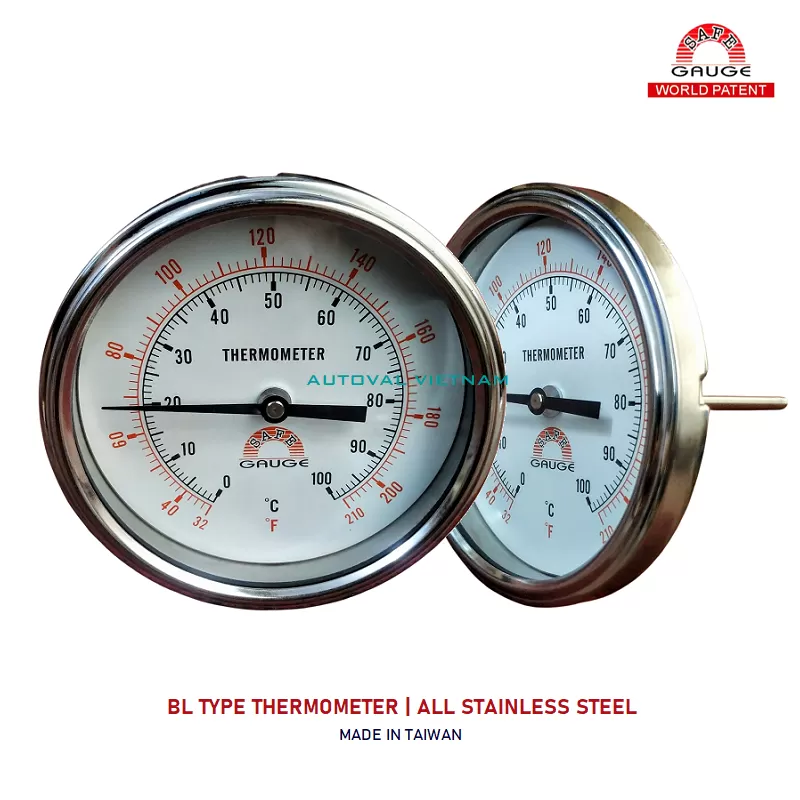 Đồng hồ nhiệt độ chân sau BL TYPE | Safe Gauge