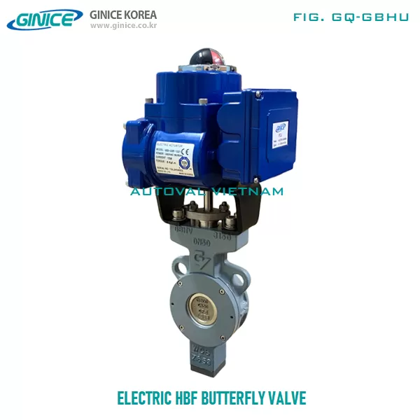 Van bướm điện TEFLON | GQ-GBHU | Ginice Korea